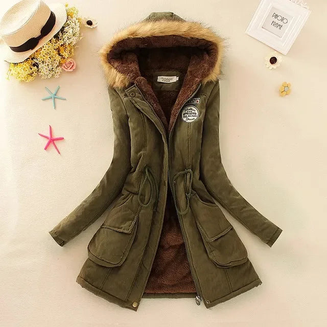 Vinterparka Justerbar Talje Foret Polyester | Irene