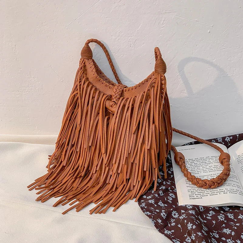 Skuldertaske Vintage PU Læder | Savannah
