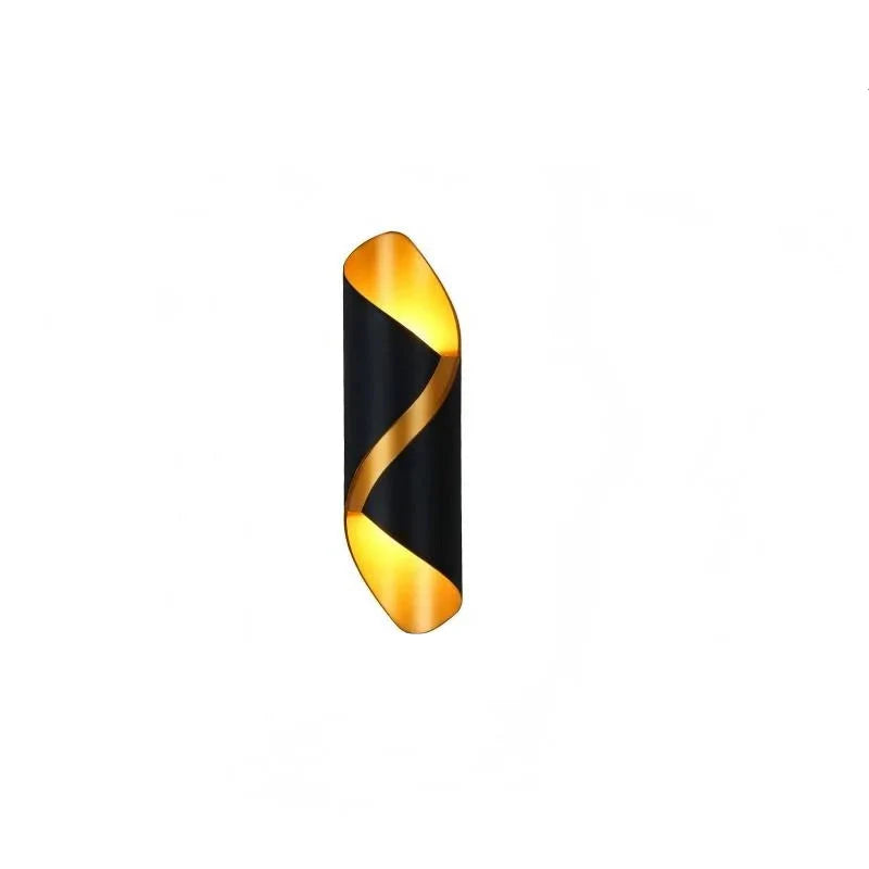 Væglampe LED Spiral Design Aluminium Udendørs Indendørs | Belaro
