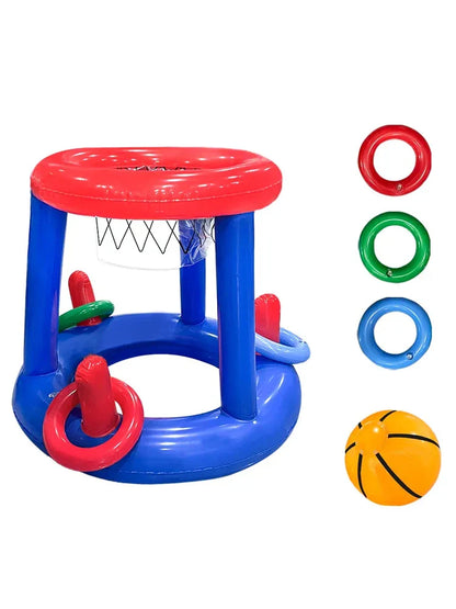 Oppustelig basketballkurv med PVC vandspil | HoopGlide
