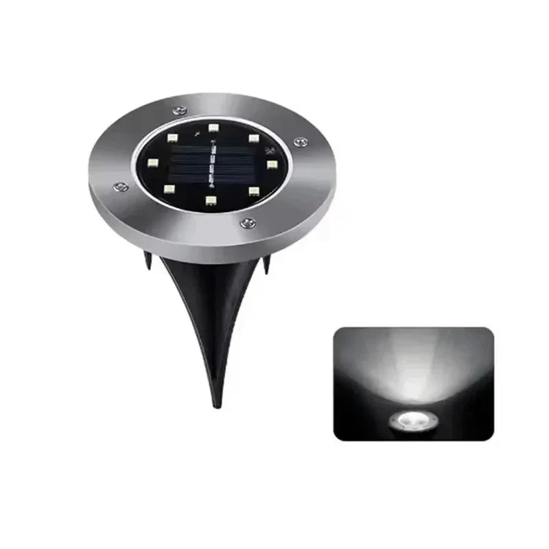Solar Jordlampe LED Udendørs Sti Belysning | Clarivo