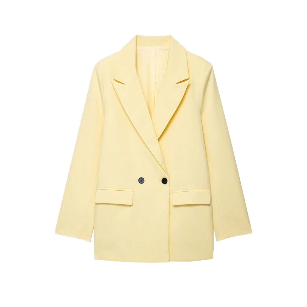 Blazer Loose Double Breasted Casual | Virel