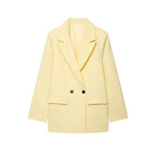 Blazer Loose Double Breasted Casual | Virel
