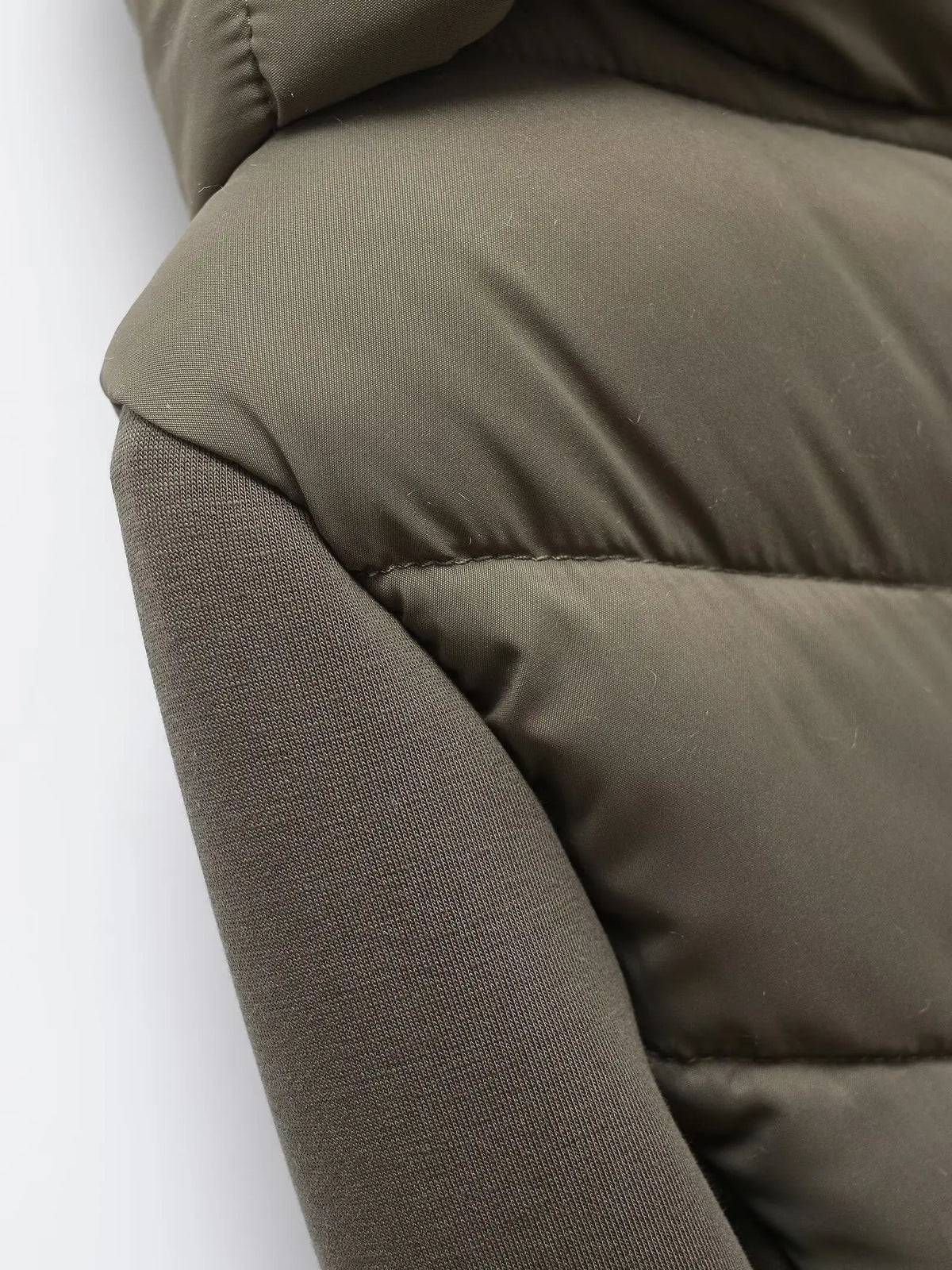 Quiltet Damejakke med Hætte Vinter Polyester | Lorena