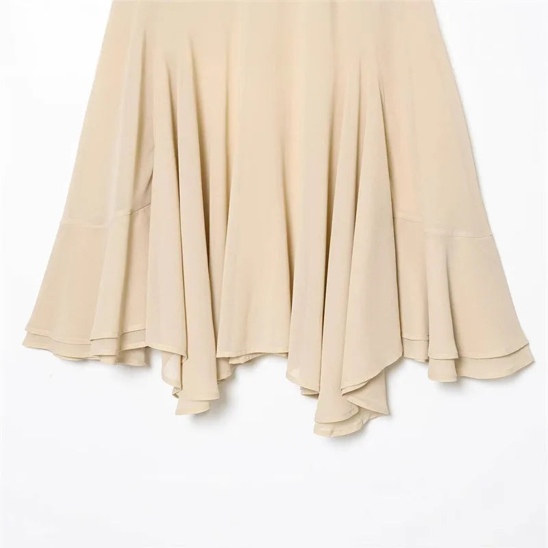Bluse Cape Loose Chiffon Elegant | Zyrel