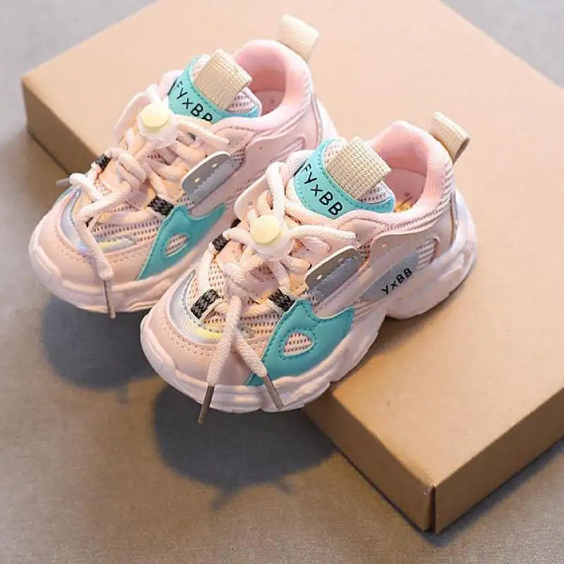 Nova Børne Sneakers Åndbare PU Læder Skridsikker Sål Hele Året
