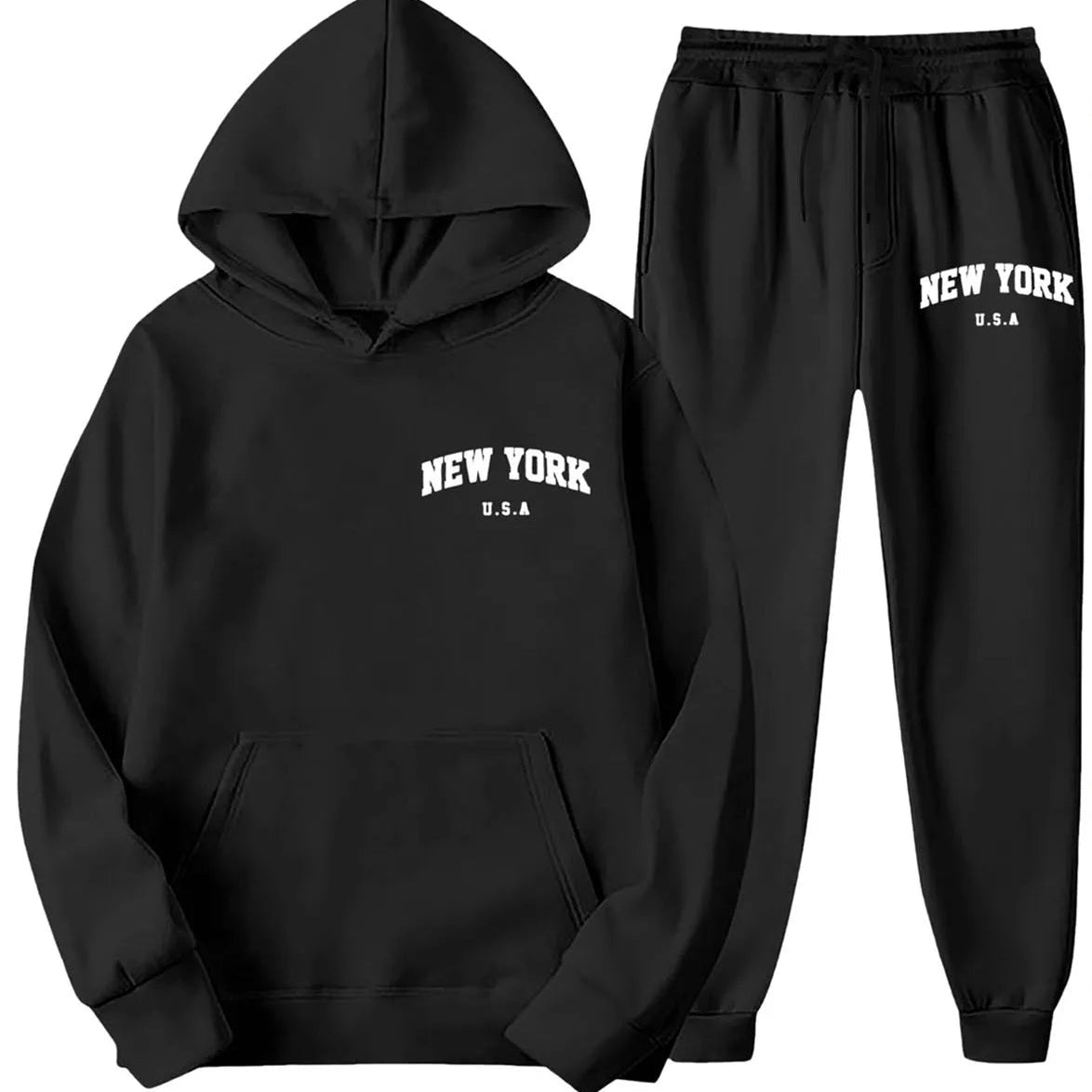 Dames Hoodie Set Oversized Fleece Jogger | Elvara