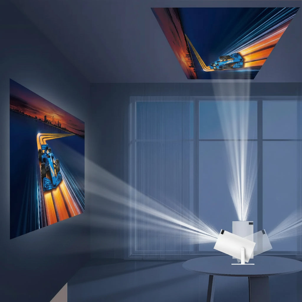 Projektor 4K Bærbar LED Hjemmebiograf Smart | MAG