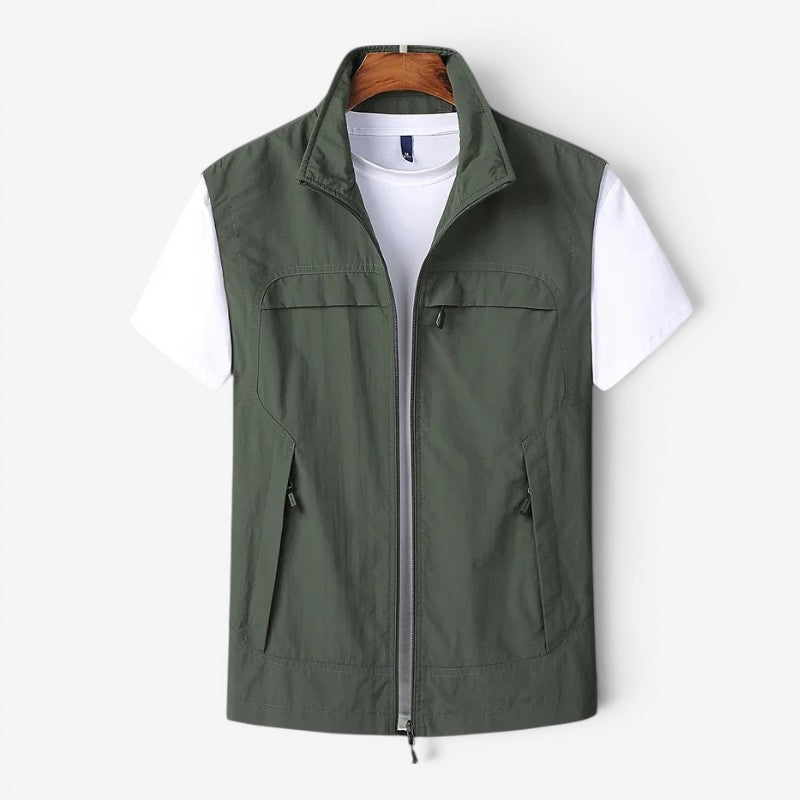 Herre Utilityvest Multifunktionel Lommer | Branton