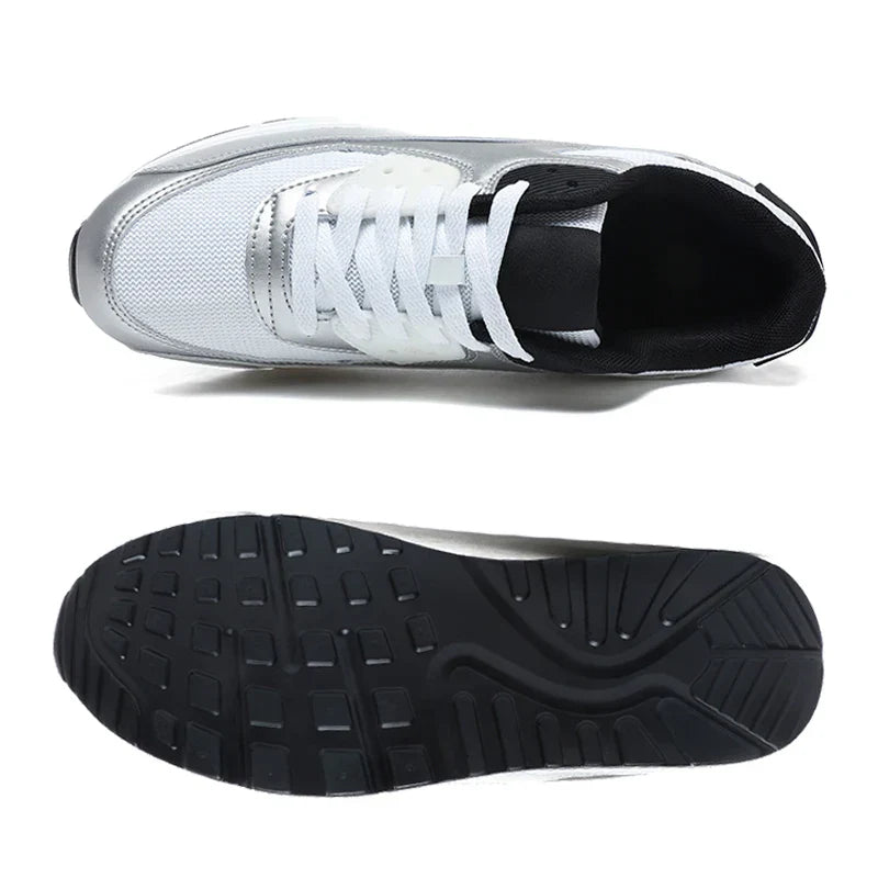 Sneakers tekstil snørelukning gummisål daglig komfort | Calvero