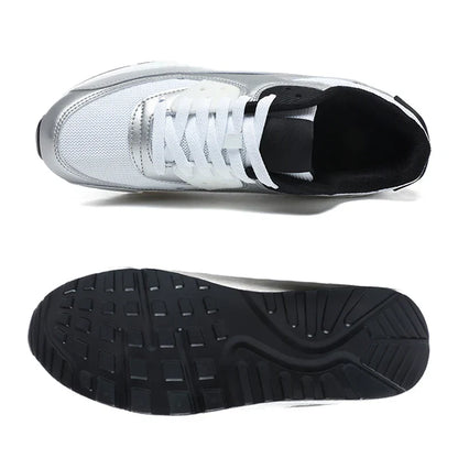 Sneakers tekstil snørelukning gummisål daglig komfort | Calvero