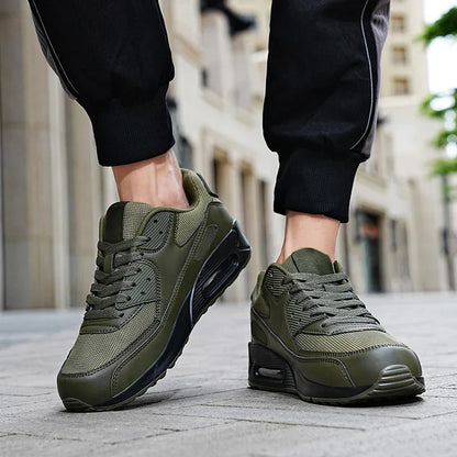 Sneakers tekstil snørelukning gummisål daglig komfort | Calvero