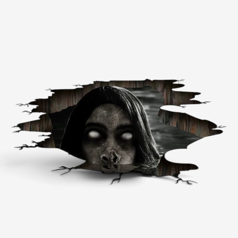 Halloween Klistermærker 3D Væg Gulv Uhyggelig Dekoration Fest | Caterina