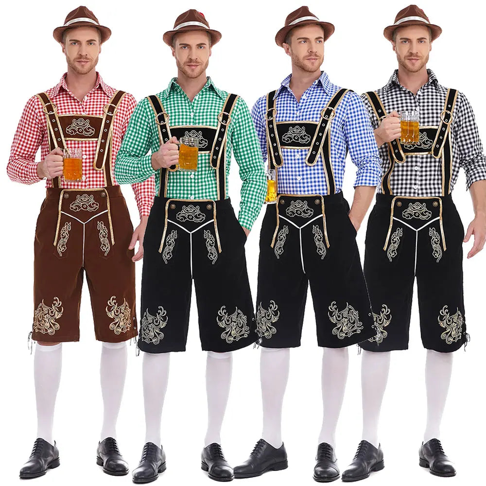 Oktoberfest Kostume Klassisk Polyester Festsæt | Dietmar