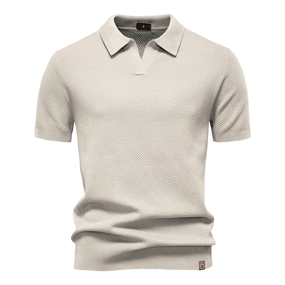 Aldric Mason Klassisk Kortærmet Polo Shirt Til Sommer Herre