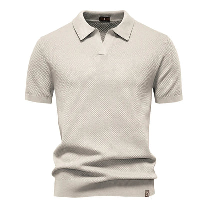 Aldric Mason Klassisk Kortærmet Polo Shirt Til Sommer Herre