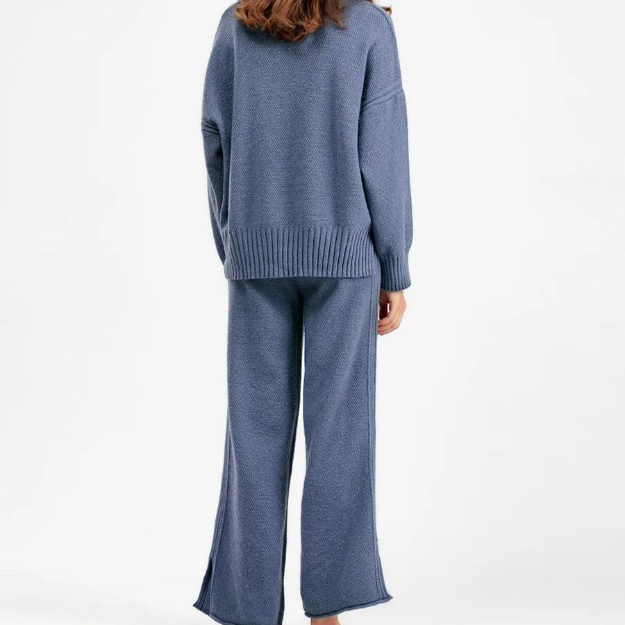 Strik Sæt Oversized Komfort Casual | Norixa