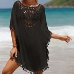 Strandkjole Hæklet Let Sommer Coverup | Solmira