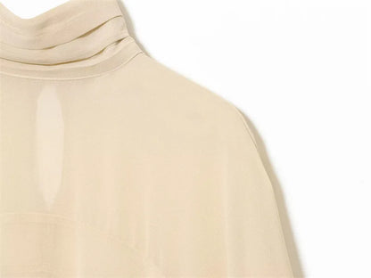 Bluse Cape Loose Chiffon Elegant | Zyrel