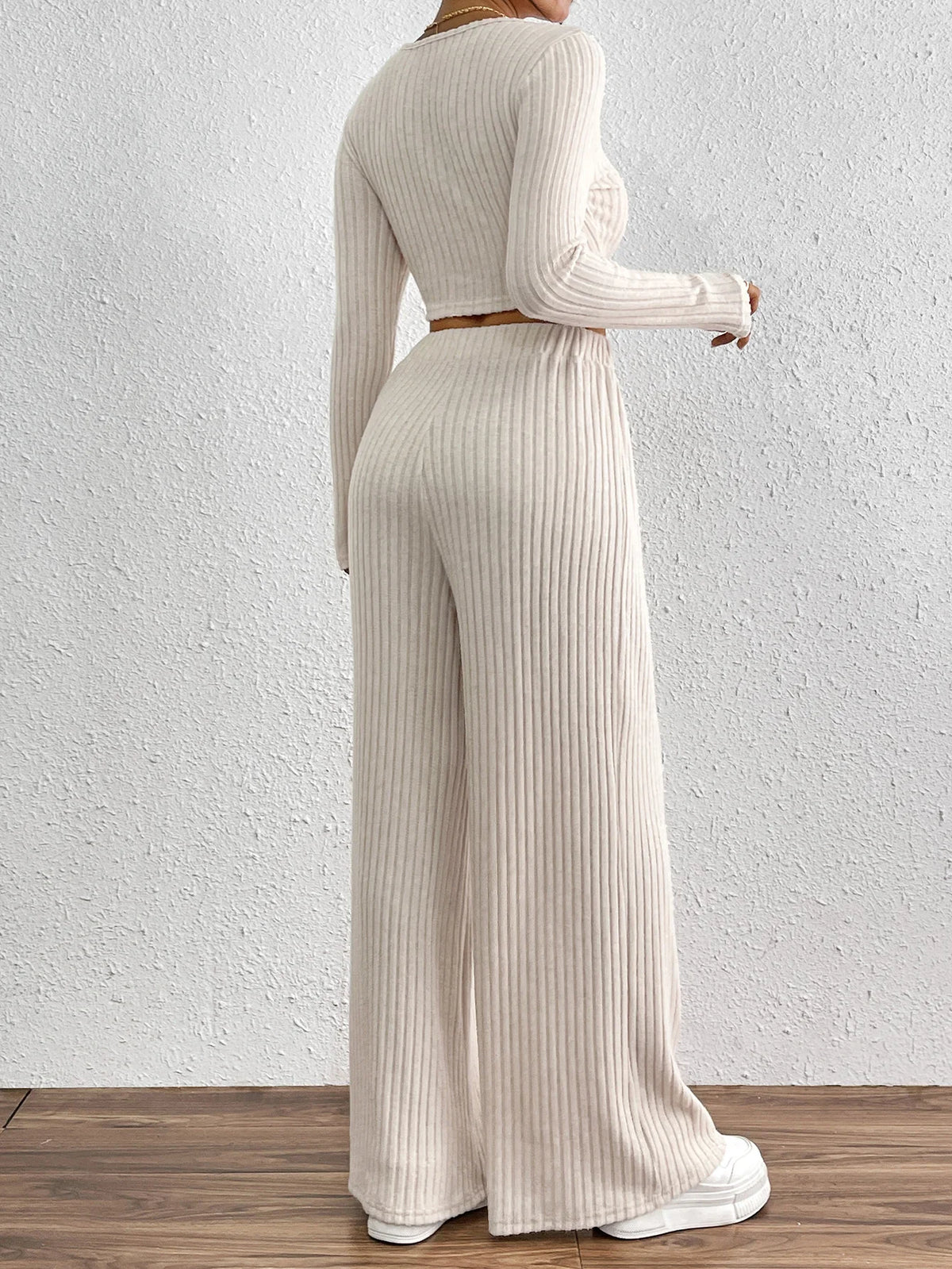 Sæt 2-delt Stretch Løs Sommer Casual | Paloma