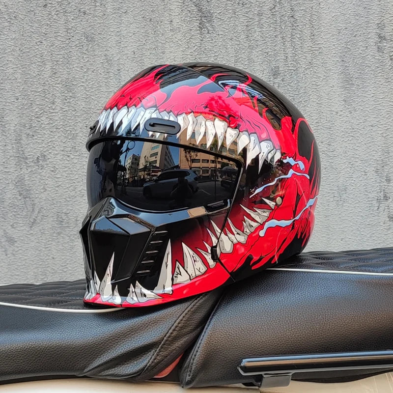 Motorcykelhjelm Full Face Visir ABS | Velorum