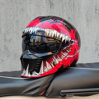 Motorcykelhjelm Full Face Visir ABS | Velorum