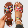 Unisex sandaler med flettede remme og komfortsål | Eirik