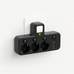 Multifunktionel stikdåse med USB og USB-C til opladning | Javier