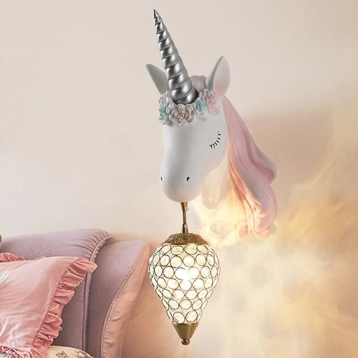Væglampe med enhjørning-design | Ambienta