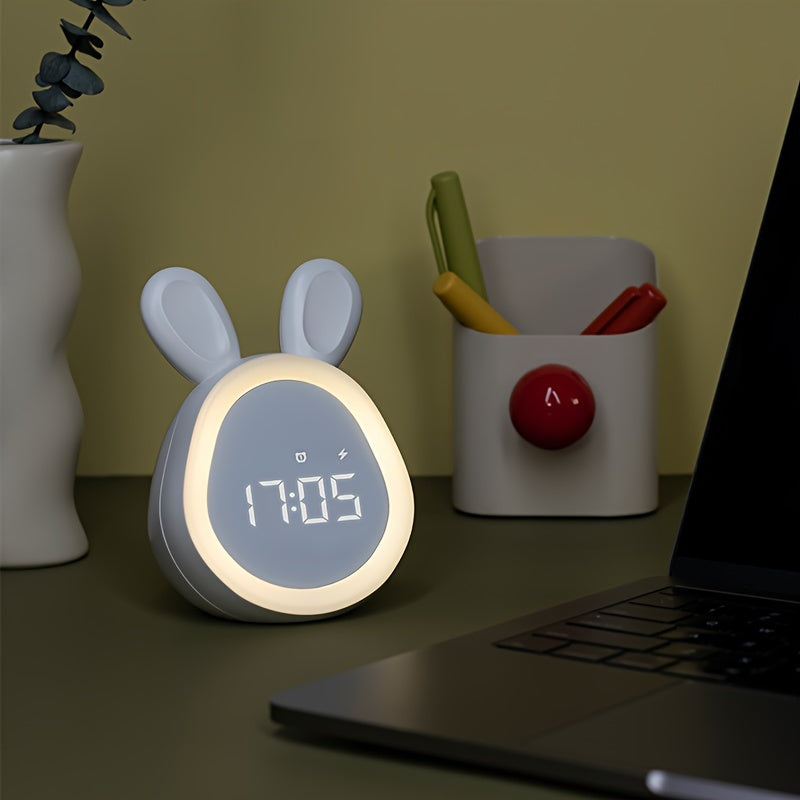 Vækkeur USB Natlys Kanindesign | Lunaria