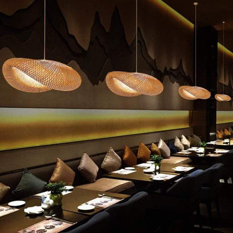 Pendellampe Bambus Boho LED | Luminara
