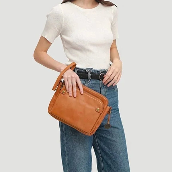Crossbody skuldertaske Justerbar PU-læder Hverdagsbrug | Nordly