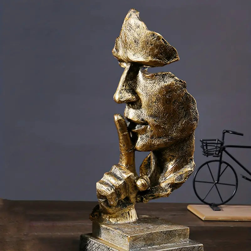 Skulptur med Abstrakt Resin Design | Solenique