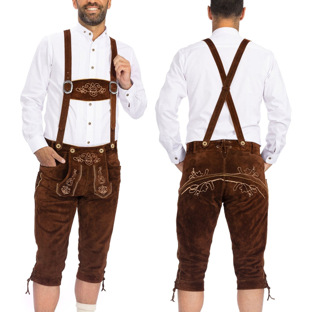 Oktoberfest Shorts Læder Bayersk Traditionelle Seler Festival | Alberto