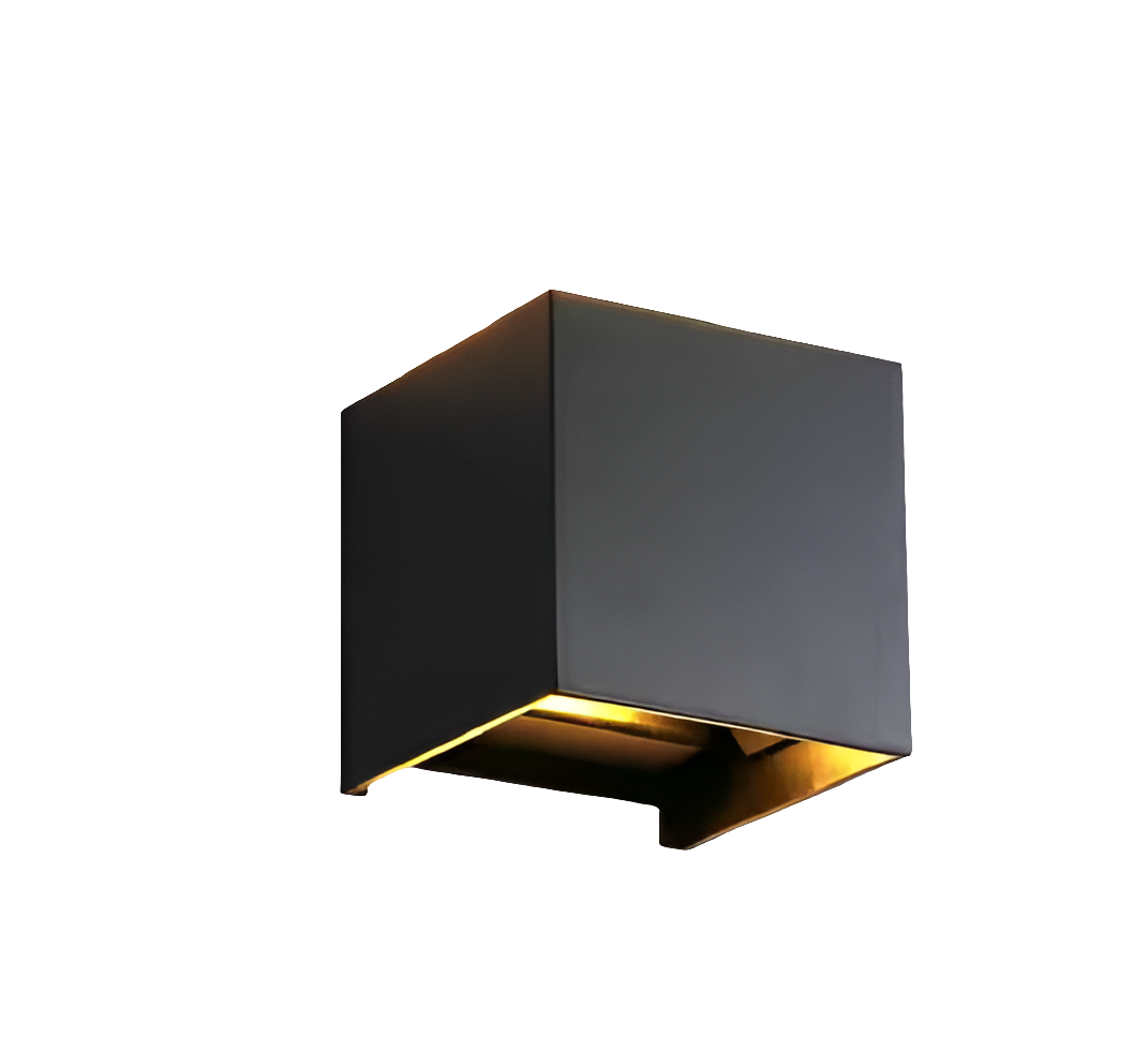 Væglampe LED Kubus Design Aluminium Indendørs Lys | Montaro
