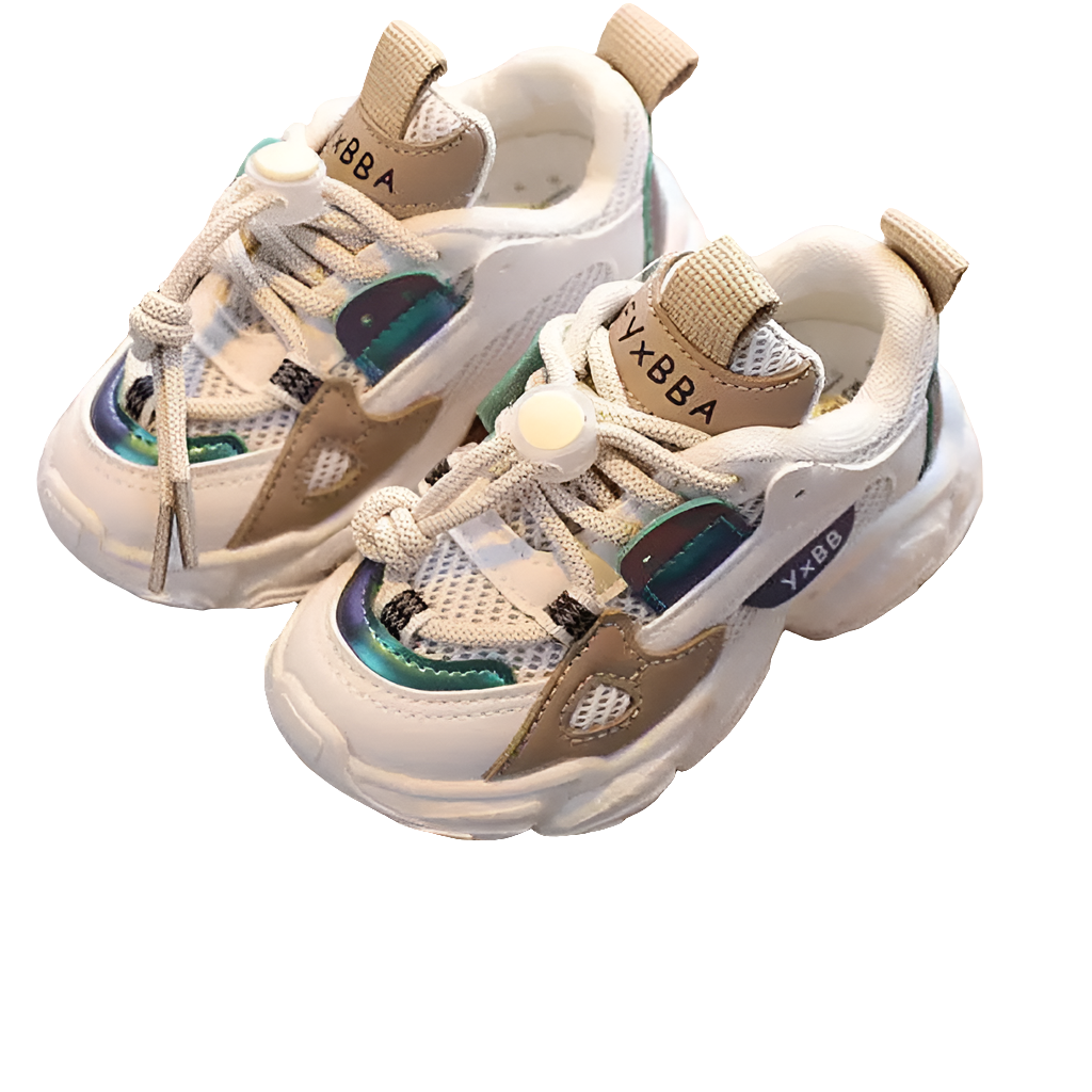 Nova Børne Sneakers Åndbare PU Læder Skridsikker Sål Hele Året
