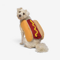 Hot dog hundekostume i blød polyester med velcrolukning til Halloween | Barnabé