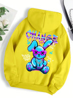 Unisex Fleece Hoodie Print Blød Inderside Komfort | Dravik