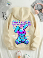Unisex Fleece Hoodie Print Blød Inderside Komfort | Dravik