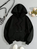 Unisex Fleece Hoodie Print Blød Inderside Komfort | Dravik