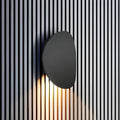 Owalna aluminiowa lampa ścienna LED, nowoczesne oświetlenie | Marina