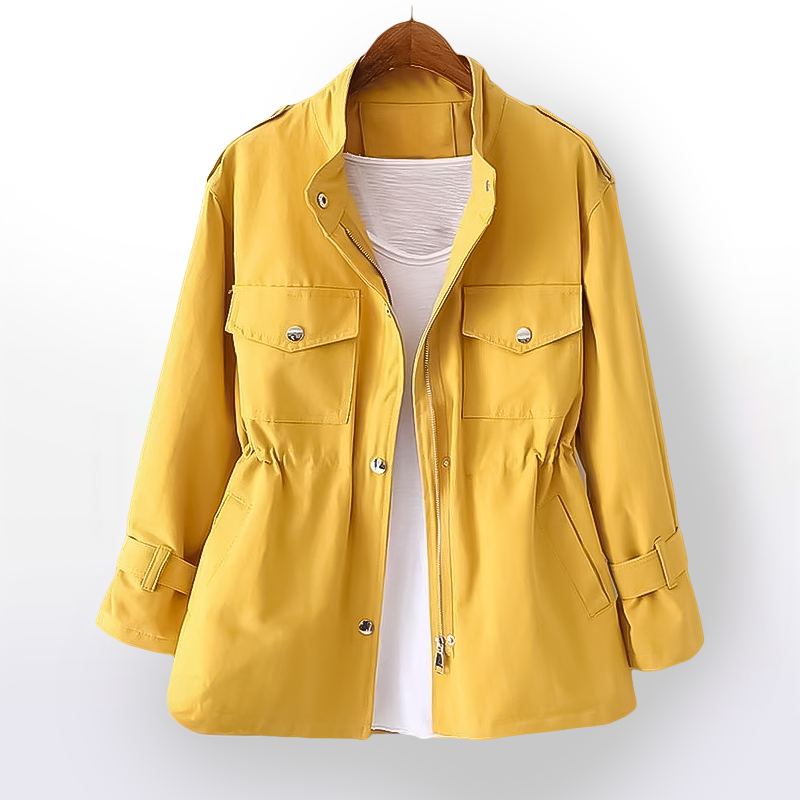 Selene – Klassisk Trenchcoat med Elegant Pasform til foråret