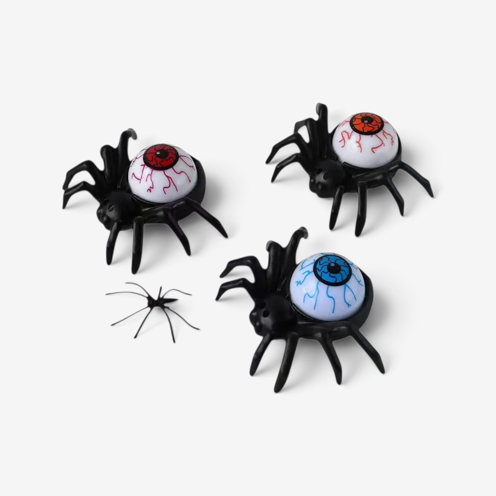 Halloween Edderkop Lysestage Dekorativ Plastdesign | SpiderGlow