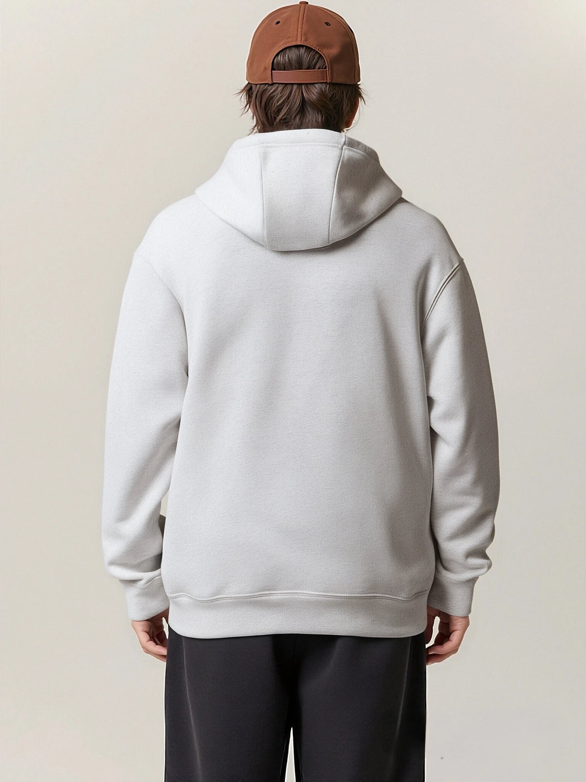 Unisex Hoodie Dansk Flag Print Fleeceforing Varm Komfort | Danvik