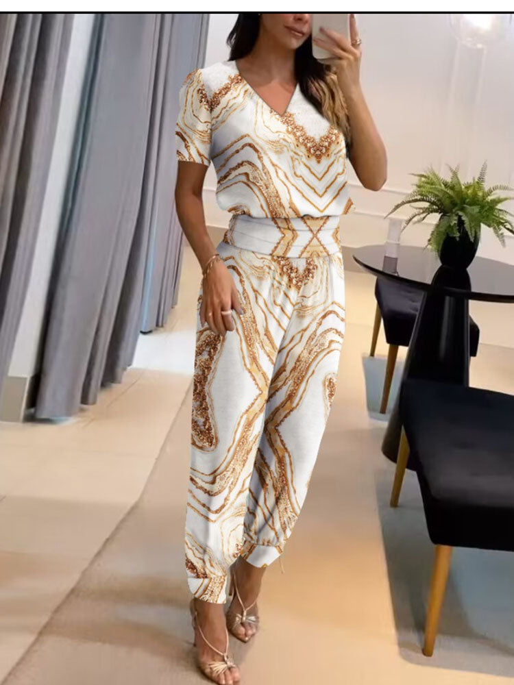 Bluse og Bukser Sæt Elegant Komfort Polyester | Velmora