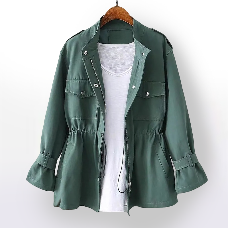 Selene – Klassisk Trenchcoat med Elegant Pasform til foråret