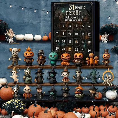 Halloween Nedtællingsboks Figursæt Dekoration | SpookyDays