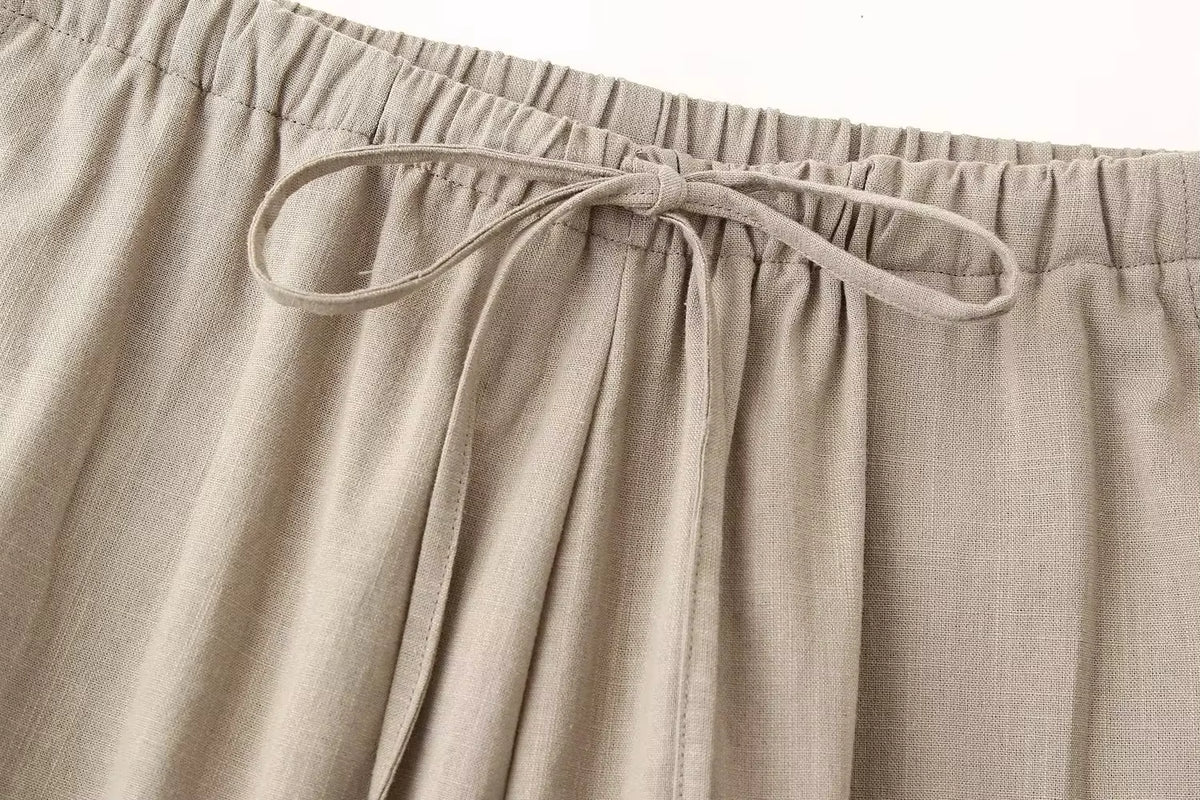 Sæt 2-delt Blazer V-Hals Wide Leg | Estrella