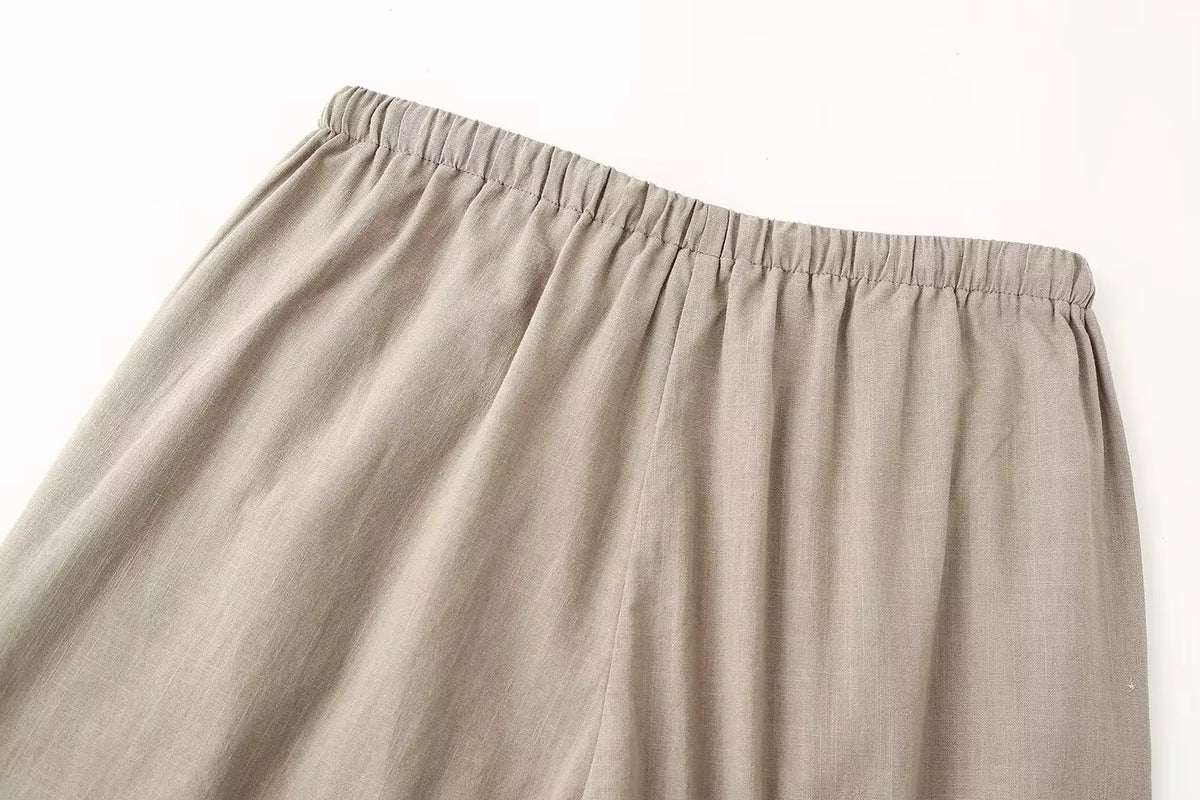 Sæt 2-delt Blazer V-Hals Wide Leg | Estrella