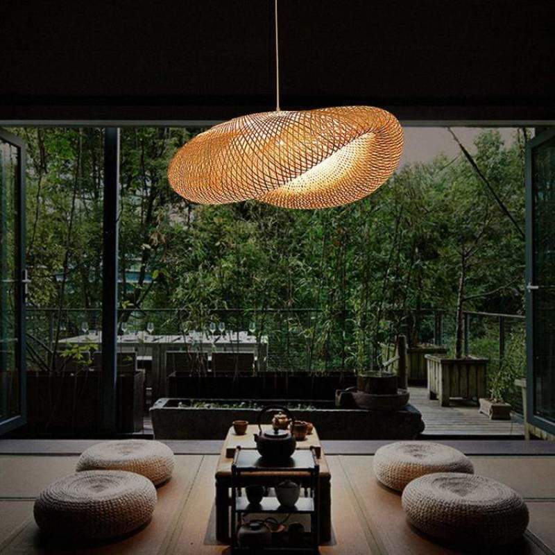 Pendellampe Bambus Boho LED | Luminara